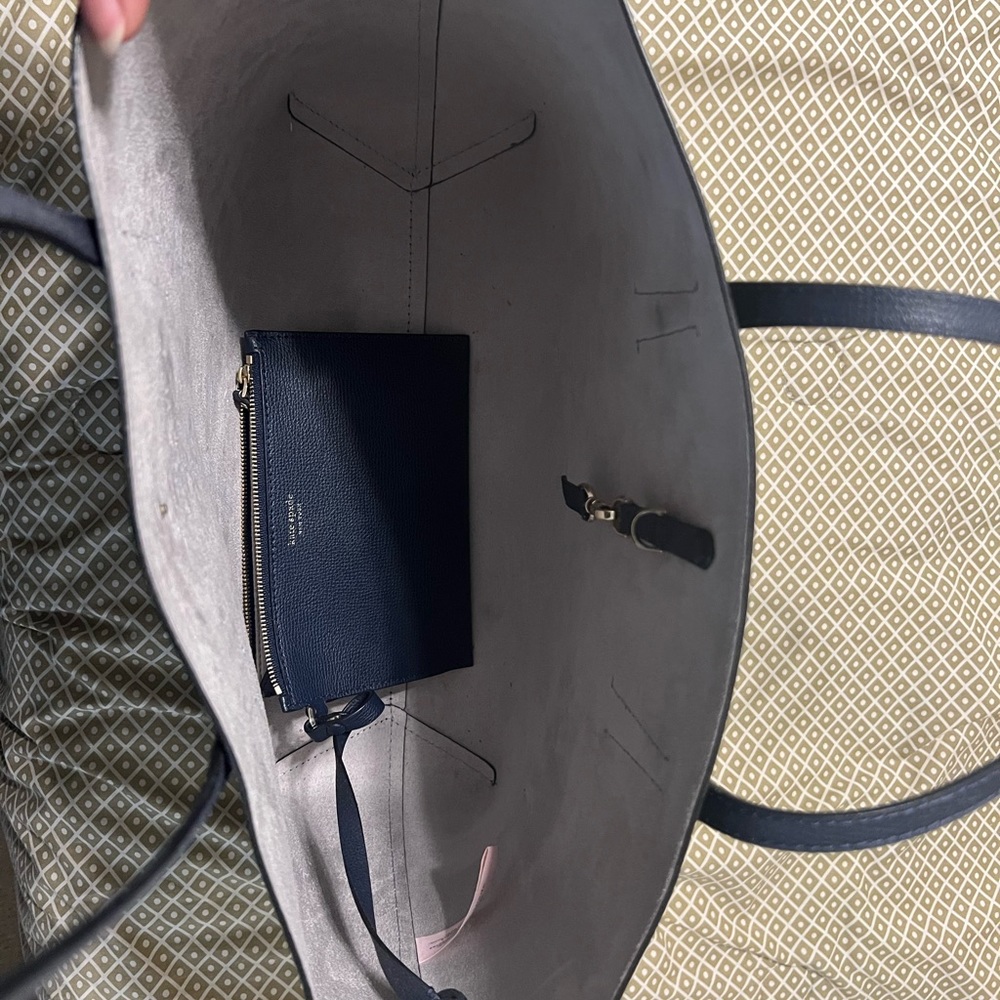 Kate Spade Navy Tote - Picture 3 of 5